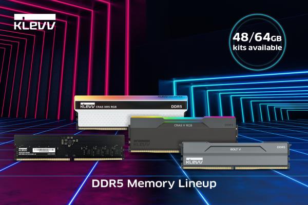 KLEVV通过新的非二进制和高容量套件加强了其DDR5游戏内存阵容