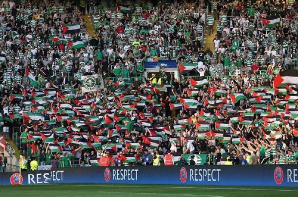凯尔特人因球迷在欧冠比赛中展示巴勒斯坦国旗而被罚款