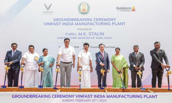 VinFast在印度的综合电动汽车工厂正式破土动工