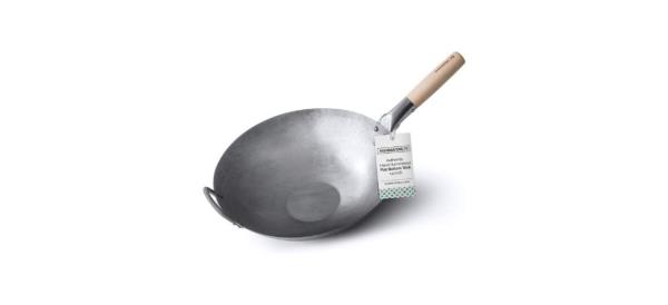 Mammafong Flat-Bottom Carbon Steel Wok Pan