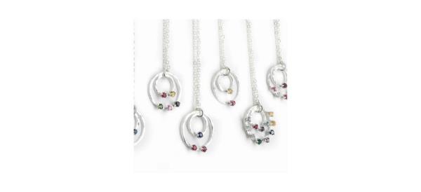 Lizardi Jewelry Perso<em></em>nalized Birthstone Necklace for Mom